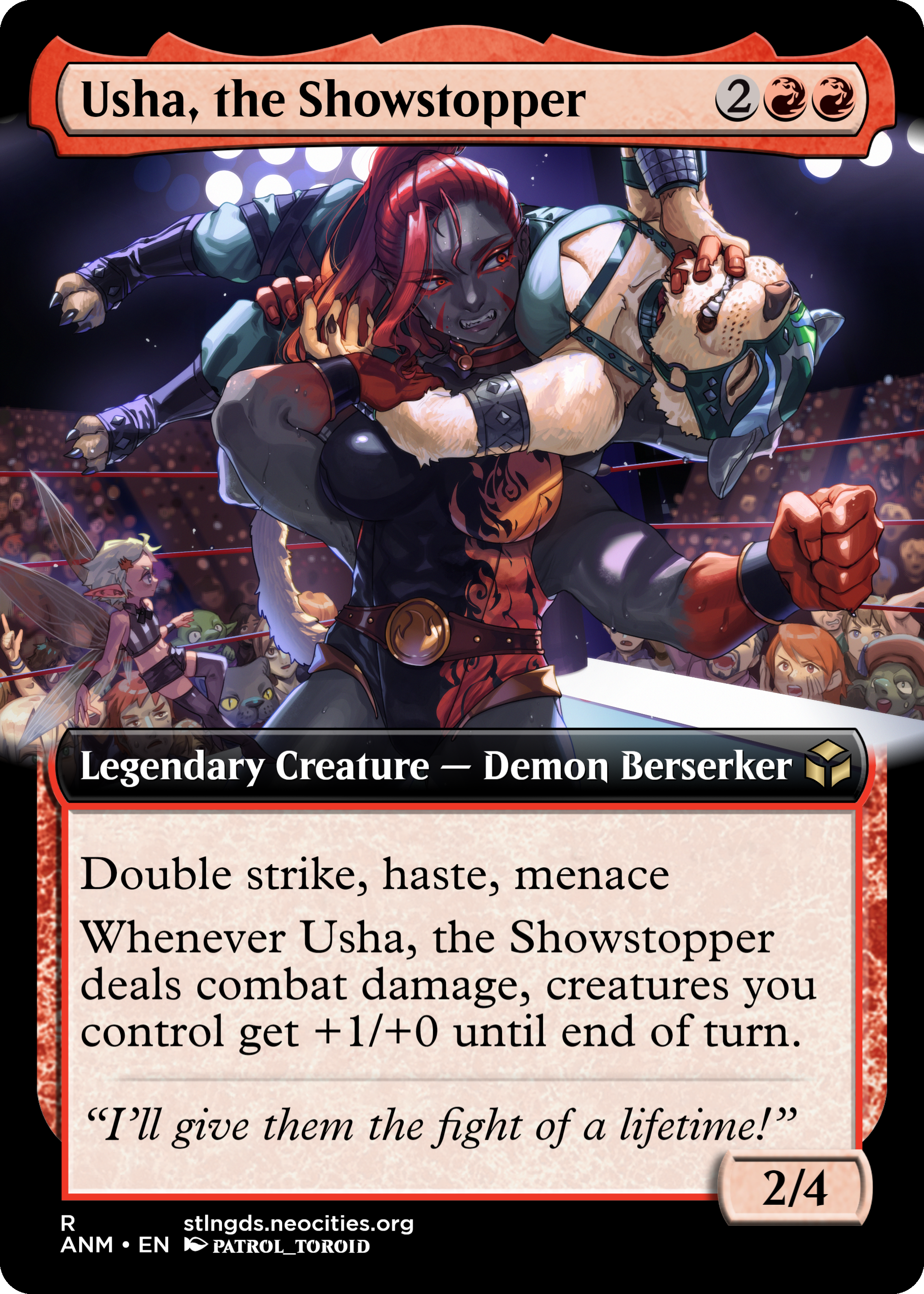 Usha, the Showstopper